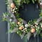 Glitzhome® 22" Easter Eggs & Lavender Wreath